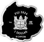 Fiji / Silver Ounce 2024 Street Fighter - Mini - Ryu - obverse photo