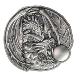 Fiji / Silver Two Ounces 2024 Dragon - reverse photo