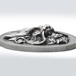 Silver Ounce 2024 Year of the Dragon, UHR: Photo Coin, Fiji, Silver Ounce 2024 Year of the Dragon, UHR / thumbnail