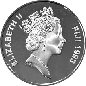 Fiji / Silver Ounce 1993 Abel Tasman - obverse photo