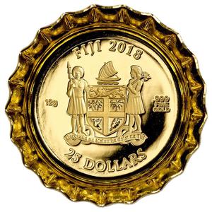Fiji / Twenty-five Dollars Gold 2018 Coca-Cola - obverse photo