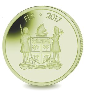 Fiji / One Dollar 2017 Collared Lory - obverse photo