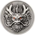 Silver Ounce 2024 Year of the Dragon, UHR: Photo Coin, Fiji, Silver Ounce 2024 Year of the Dragon, UHR / thumbnail