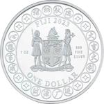 Silver Ounce 2023 Lion Dance: Photo Coin, Fiji, Silver Ounce 2023 Lion Dance / thumbnail