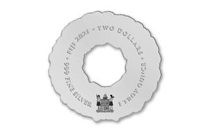 Fiji / Silver Ounce 2021 Holiday Wreath - obverse photo