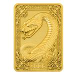 Fiji / Silver Ounce 2025 Year of the Snake / Gilded - reverse photo