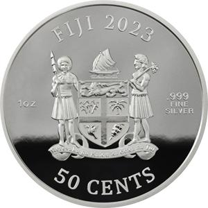 Fiji / Silver Ounce 2023 Dogs - obverse photo