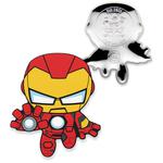 Silver Ounce 2021 Mini-Hero - Iron Man: Photo Coin, Fiji, Silver Ounce 2021 Mini-Hero - Iron Man / thumbnail