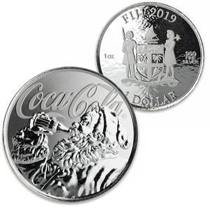Fiji / Silver Ounce 2019 Coca-Cola Santa Claus - obverse photo