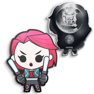 Fiji / Silver Ounce 2022 Mini-Hero - Black Widow - obverse photo