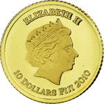 Ten Dollars 2010 Ancient Egypt Scarab: Photo Coin, Fiji, Ten Dollars 2010 Ancient Egypt Scarab / thumbnail
