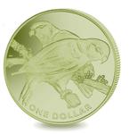 One Dollar 2017 Collared Lory: Photo Coin, Fiji, One Dollar 2017 Collared Lory / thumbnail