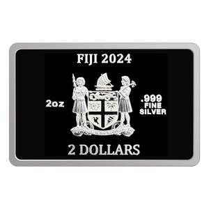 Fiji / Silver Two Ounces 2024 Mona Lisa - Van Gogh - obverse photo