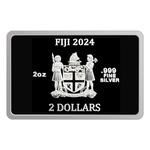 Silver Two Ounces 2024 Mona Lisa - Van Gogh: Photo Coin, Fiji, Silver Two Ounces 2024 Mona Lisa and Van Gogh / thumbnail