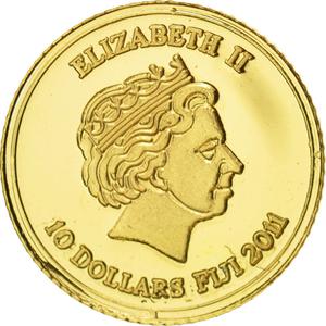 Fiji / Ten Dollars 2011 Gold Namibia - obverse photo