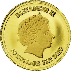 Fiji / Ten Dollars 2010 Ancient Egypt Amenhotep - reverse photo