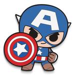 Silver Ounce 2021 Mini-Hero - Captain America: Photo Coin, Fiji, Silver Ounce 2021 Mini-Hero - Captain America / thumbnail