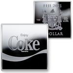 Silver Ounce 2021 Coca-Cola: Photo Coin, Fiji, Silver Ounce 2021 Coca-Cola / thumbnail