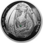 Fiji / Silver Two Ounces 2023 Dragons of the World - Egyptian Dragon - reverse photo