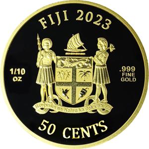 Fiji / Gold Tenth-Ounce 2023 Cats - obverse photo