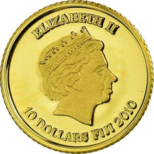 Fiji / Ten Dollars 2010 Ancient Egypt Eye of Horus - reverse photo