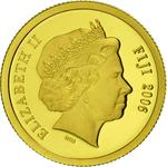 Five Dollars 2006 Easter Island: Photo Coin, Fiji, Five Dollars 2006 Easter Island / thumbnail