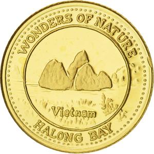 Fiji / Ten Dollars 2011 Gold Halong Bay - reverse photo