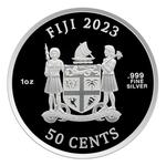 Fiji / Silver Ounce 2023 Unicorn / Coloured Reverse - obverse photo