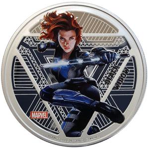 Fiji / Silver Ounce 2016 Black Widow - reverse photo
