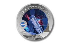 Fiji / Half Dollar 2021 Hubble Telescope - reverse photo