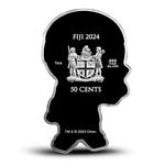 Silver Ounce 2024 Robocop Shaped: Photo Coin, Fiji, Silver Ounce 2024 Robocop Shaped / thumbnail