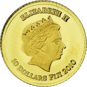 Fiji / Ten Dollars 2010 Ancient Egypt Sennefer - reverse photo