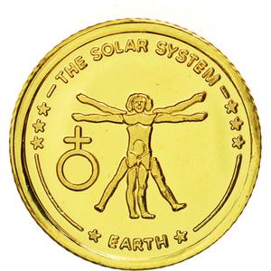 Fiji / Ten Dollars 2010 Gold Earth - reverse photo