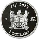 Fiji / Silver Two Ounces 2023 Dragons of the World - Egyptian Dragon - obverse photo