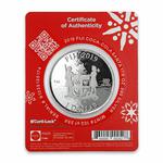 Silver Ounce 2019 Coca-Cola Santa Claus: Photo Coin, Fiji, Silver Ounce 2019 Coca-Cola Santa Claus / thumbnail