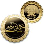 Twenty-five Dollars Gold 2021 Coca-Cola Israel: Photo Coin, Fiji, Twenty-five Dollars Gold 2021 Coca-Cola Israel / thumbnail