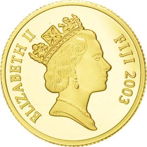 Fiji / Ten Dollars 2003 Gold - obverse photo