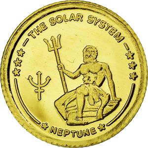 Fiji / Ten Dollars 2010 Gold Neptune - obverse photo
