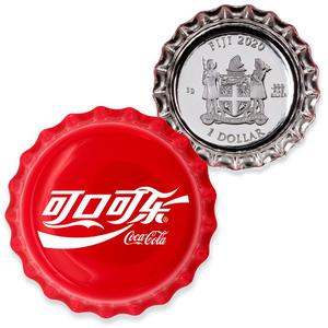 Fiji / One Dollar Silver 2020 Coca-Cola Cap - China - obverse photo