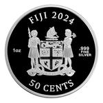 Fiji / Silver Ounce 2024 Robocop / Coloured Reverse - obverse photo
