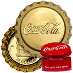 Twenty-five Dollars Gold 2018 Coca-Cola: Photo Coin, Fiji, Twenty-five Dollars Gold 2018 Coca-Cola / thumbnail