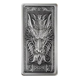 Fiji / Silver Ounce 2024 Year of the Dragon - reverse photo
