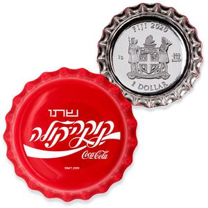 Fiji / One Dollar Silver 2020 Coca-Cola Cap - Israel - obverse photo