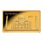 Gold Half Gram 2017 India - Taj Mahal: Photo Coin, Fiji, Gold Half Gram 2017 India - Taj Mahal / thumbnail