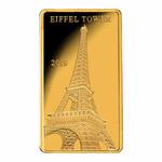 Gold Half Gram 2018 Paris - Eiffel Tower: Photo Coin, Fiji, Gold Half Gram 2018 Paris - Eiffel Tower / thumbnail