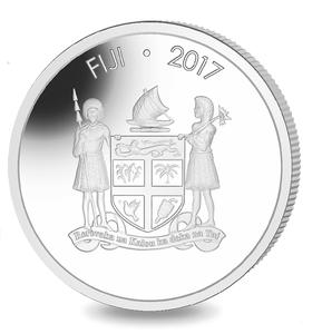 Fiji / Silver Ounce 2017 Winter Olympics - Ice Sports - obverse photo