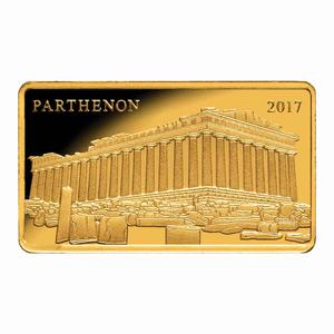 Fiji / Gold Half Gram 2017 Athens - Parthenon - reverse photo