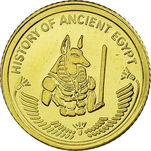 Fiji / Ten Dollars 2010 Ancient Egypt Anubis - obverse photo