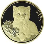 Fiji / Gold Ounce 2023 Cats - reverse photo