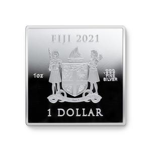 Fiji / Silver Ounce 2021 Coca-Cola - reverse photo